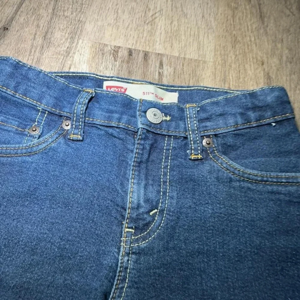 Levi's Dark Wash Denim Jean Shorts Jorts Size 28 Casual‎ Summer Streetwear